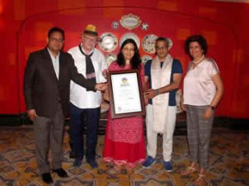 Kanti Sweets of Bangalore (Karnataka) India gets certified with World Record and Quality Certification, London